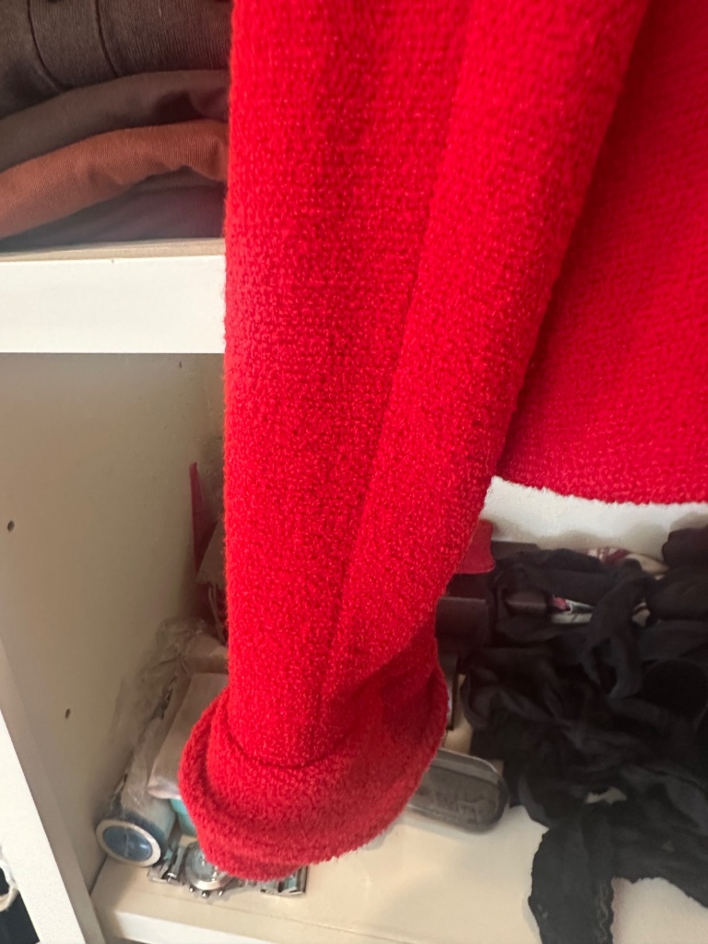 Chanel Red Tweed Jacket - Picture 7 of 7